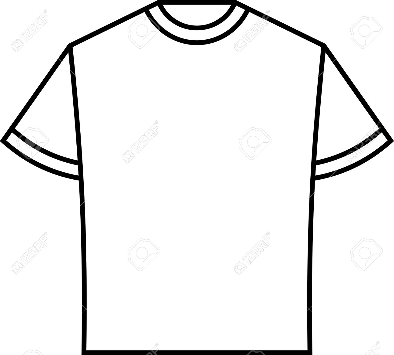 Blank T shirt Template Vector Royalty Free SVG Cliparts Vectors 