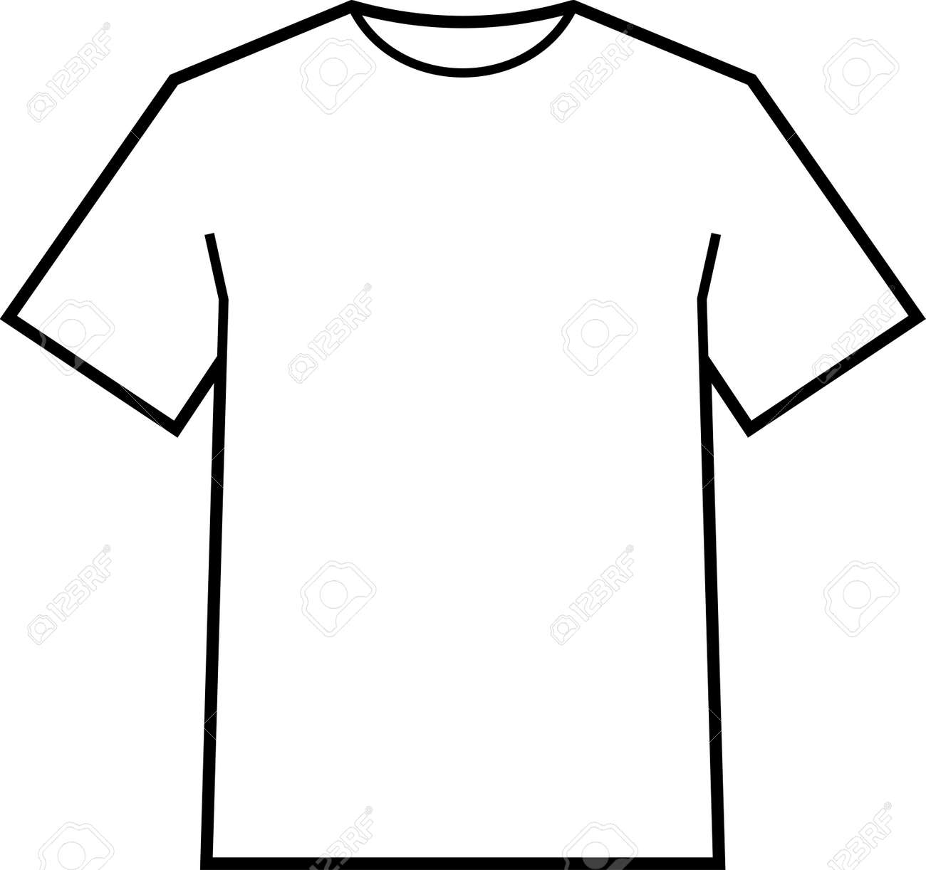 Blank T shirt Template Vector Royalty Free SVG Cliparts Vectors 