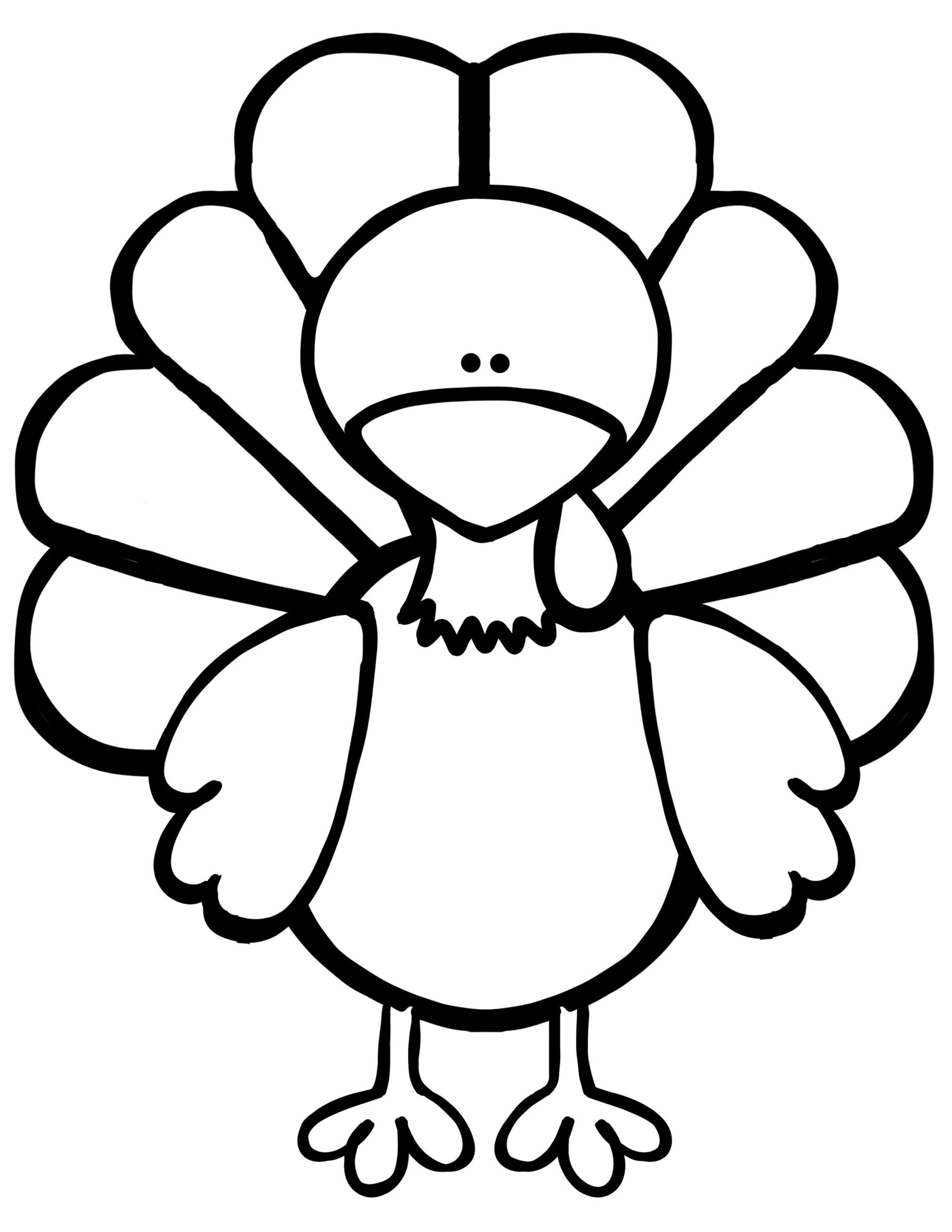 Blank Turkey Template Turkey Art Turkey Coloring Pages Turkey 