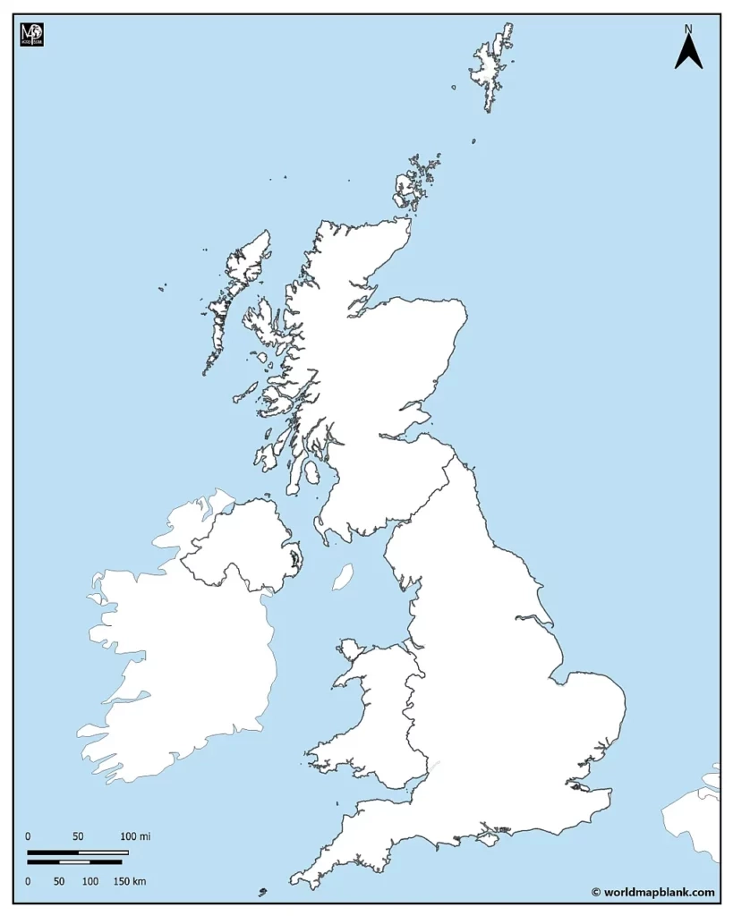 Blank Map Of Freedom Printable