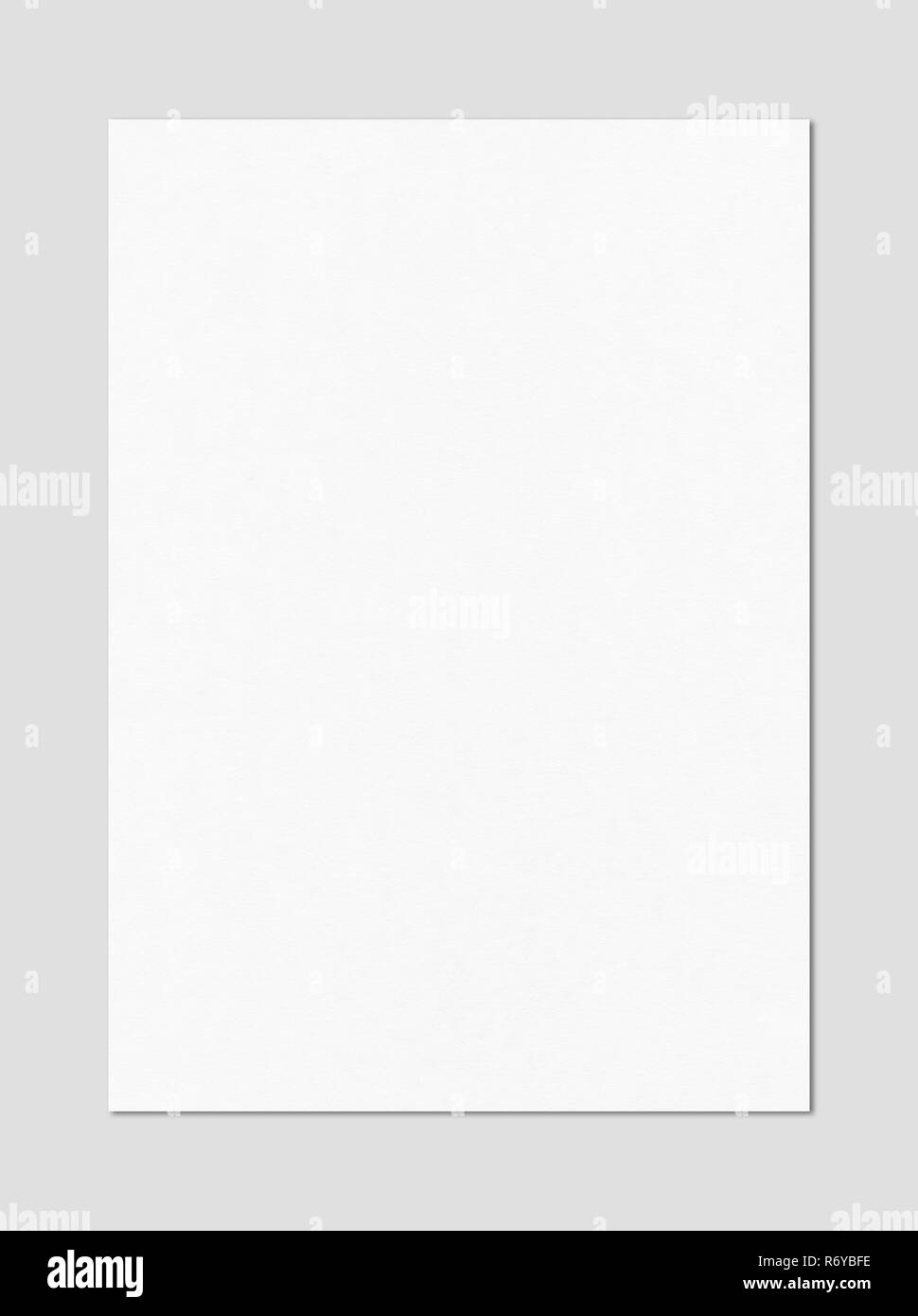 Blank White A4 Paper Sheet Mockup Template Stock Photo Alamy