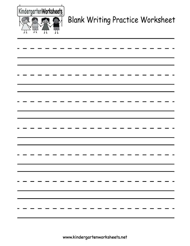 Printable Blank Letter Practice