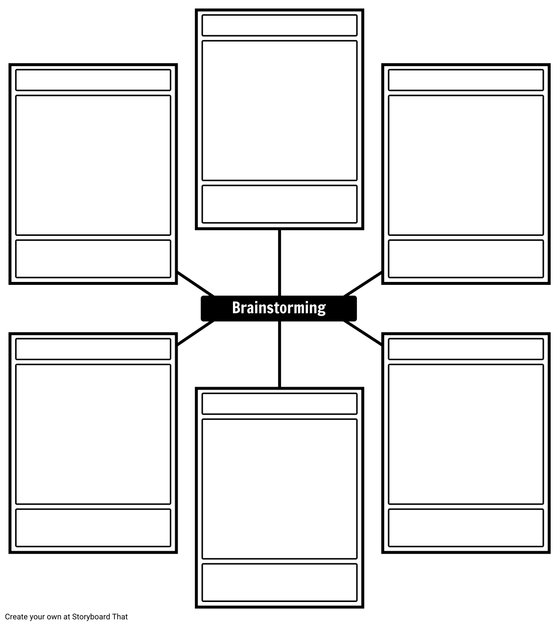 Printable Brainstorming Blank Templates