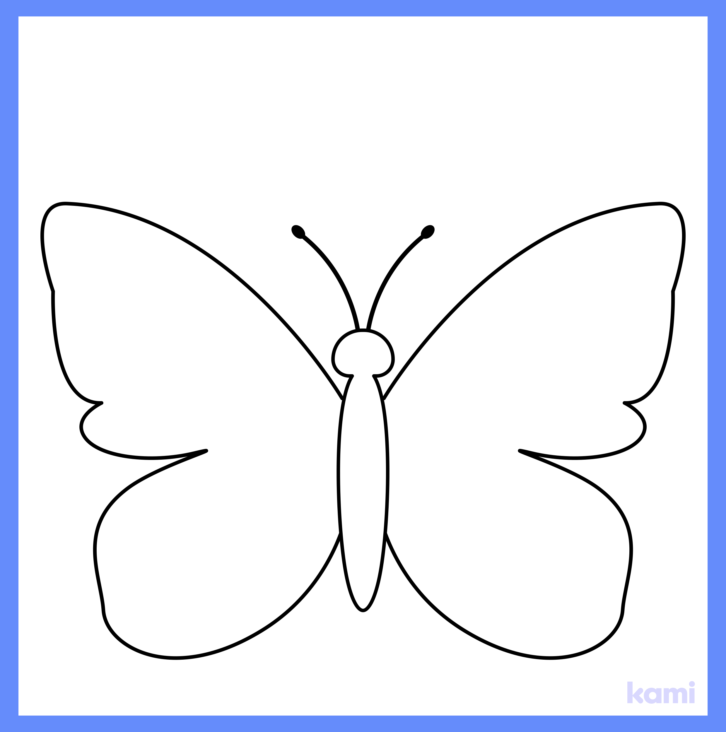 Butterfly Template For Teachers Perfect For Grades 1st 2nd 3rd 