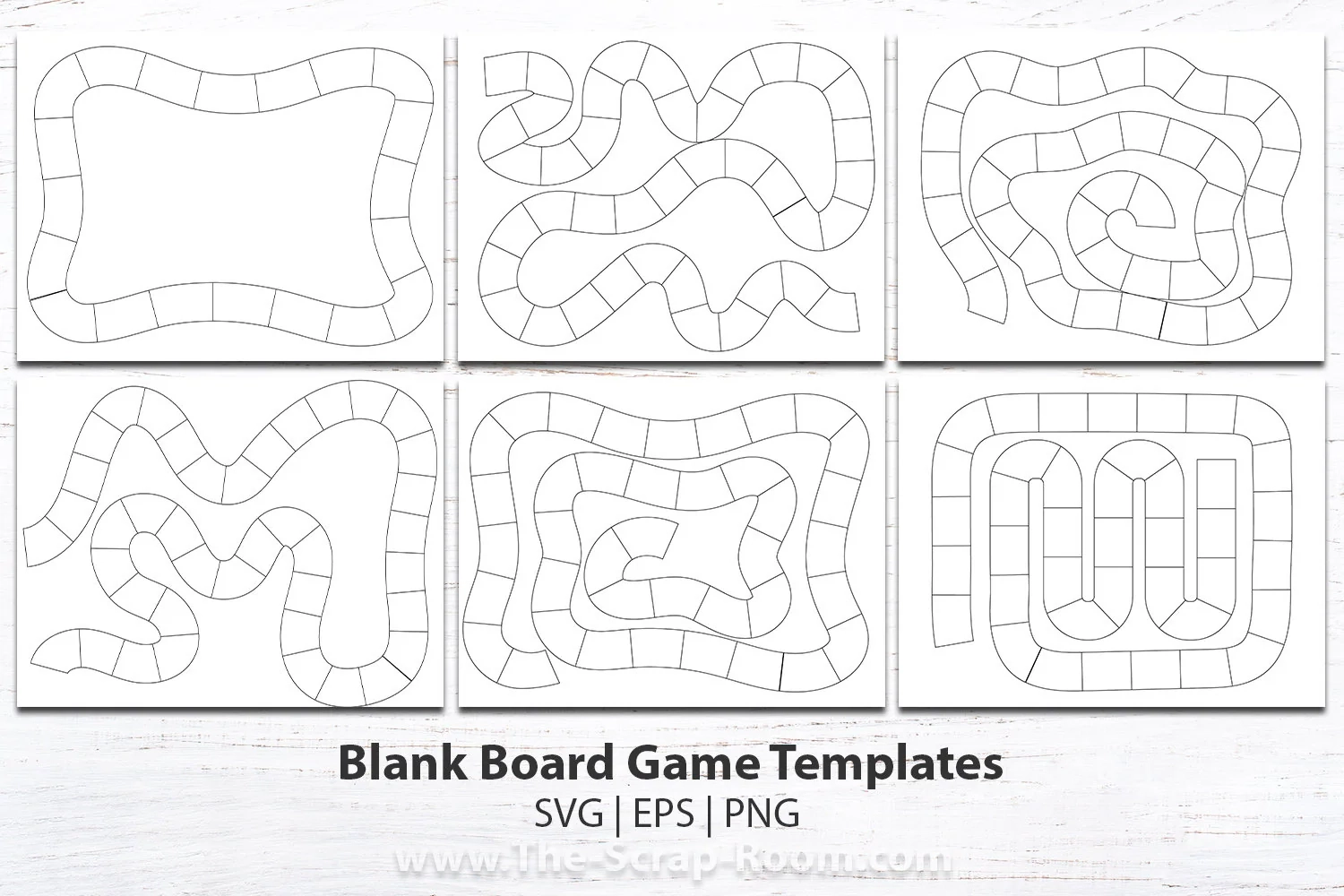 Buy Printable Blank Board Game Templates Game Design Printable 