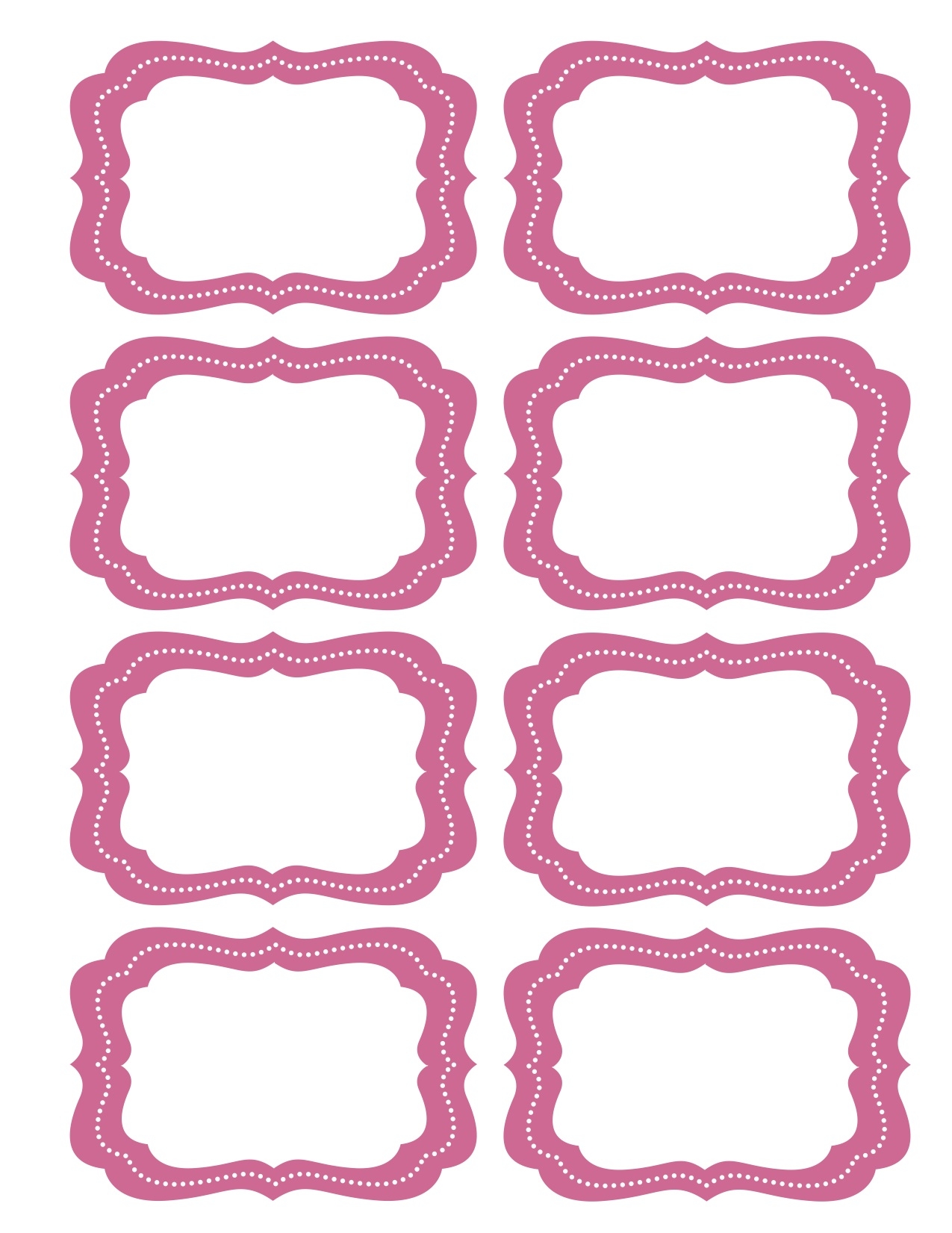 Printable Tag Free Blank