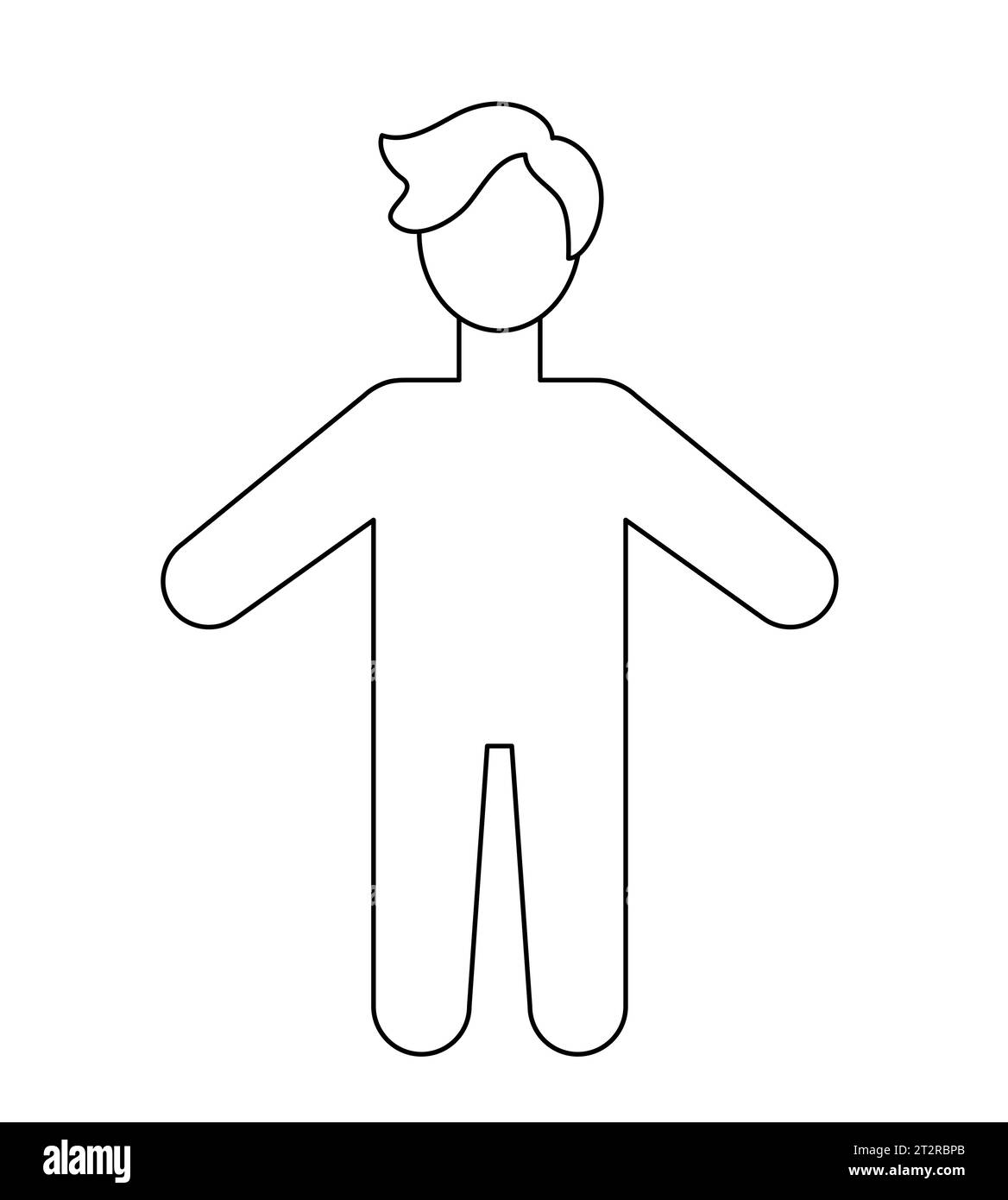 Printable Blank Human Body Outline