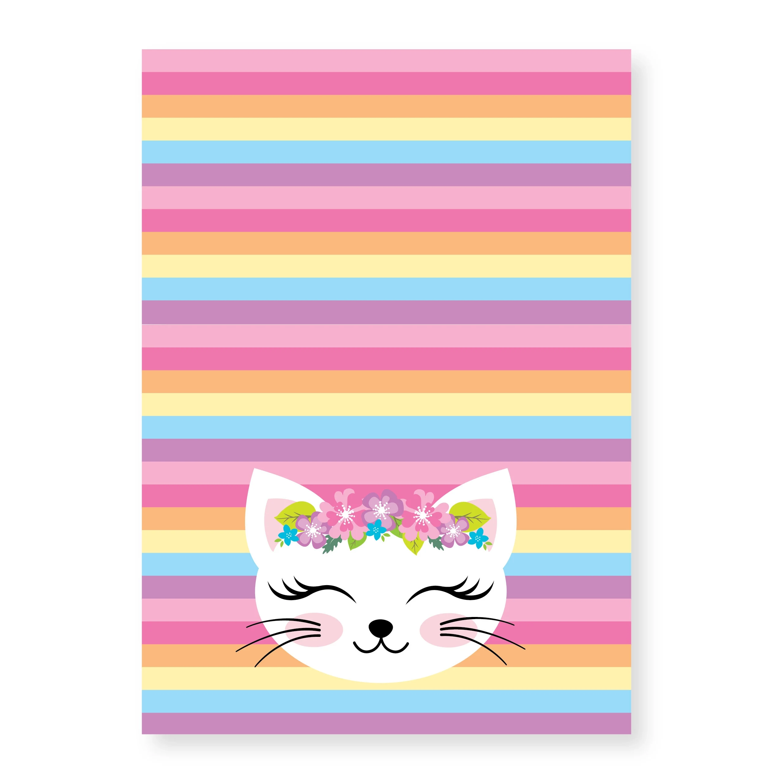 Cat Birthday Invitations Printables Blank