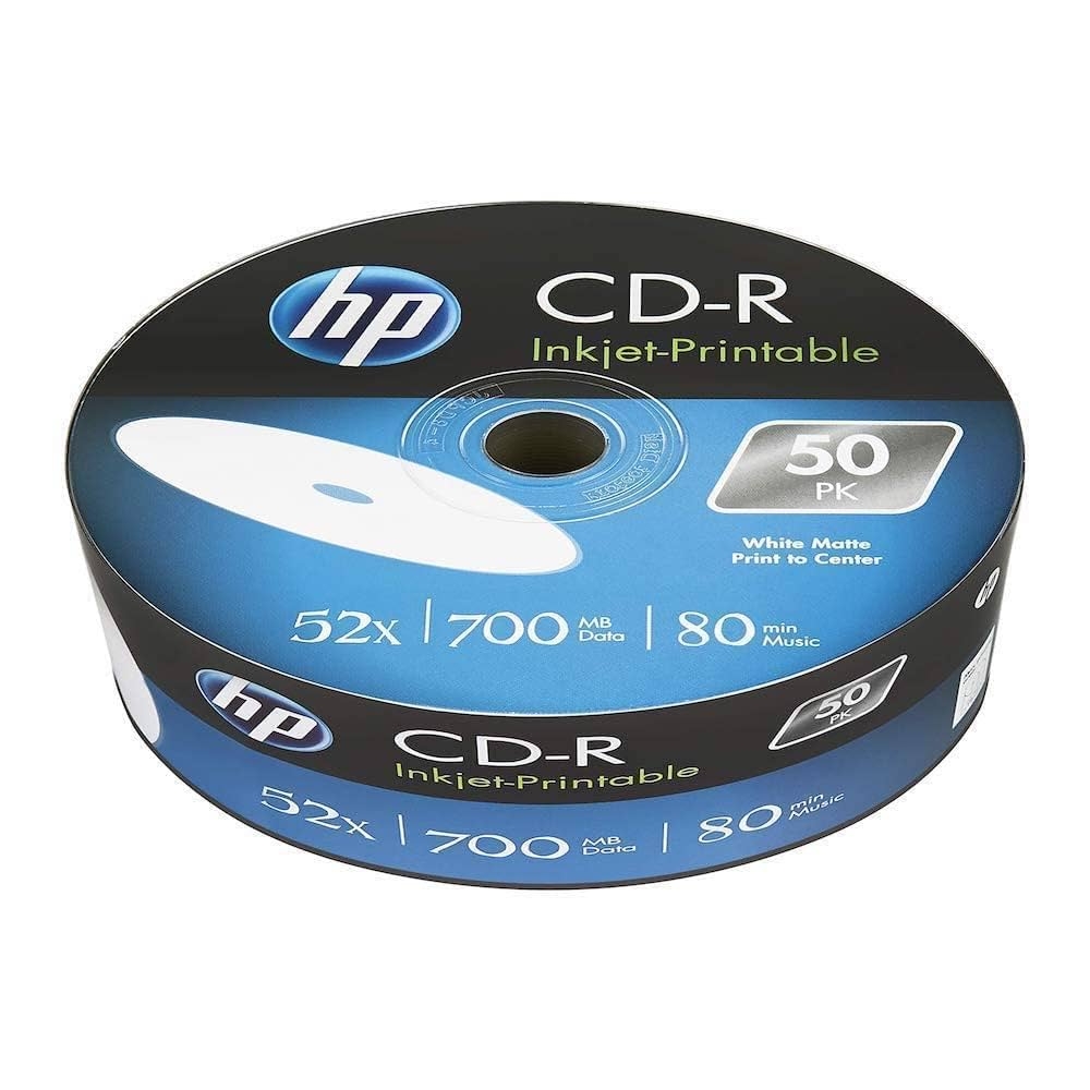 CD R HP 700MB 52x Inkjet Printable 50 spindl Bulk Amazon de 