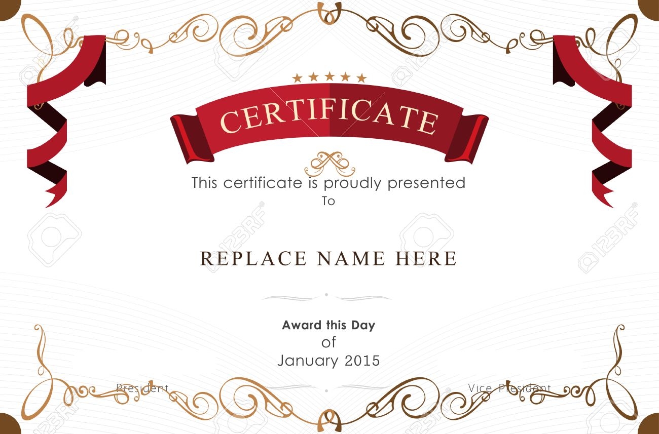 Free Printable Blank Certificate Borders