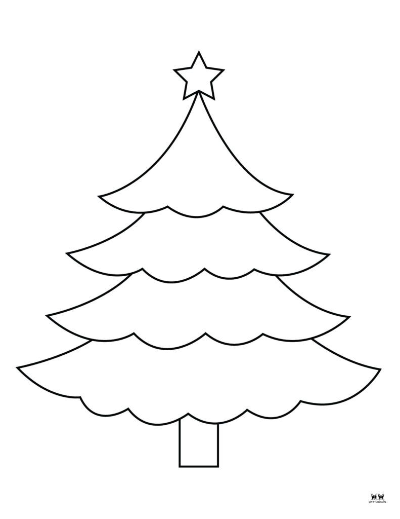 Christmas Tree Coloring Pages amp Templates 22 FREE Printables 