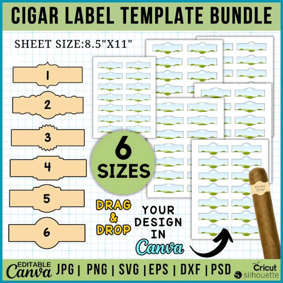Printable Blank Cigar Labels