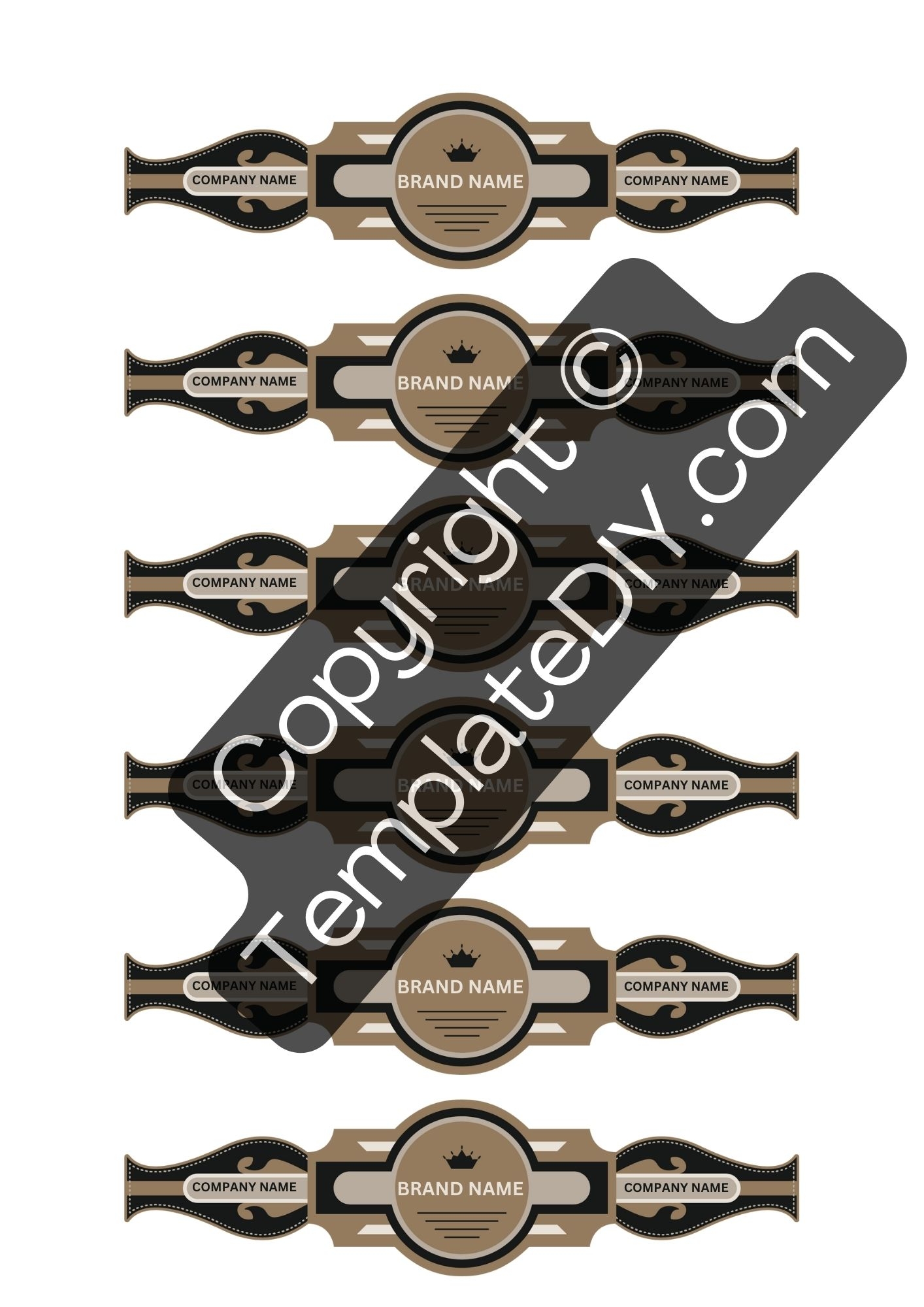 Blank Cigar Labels Printable Free