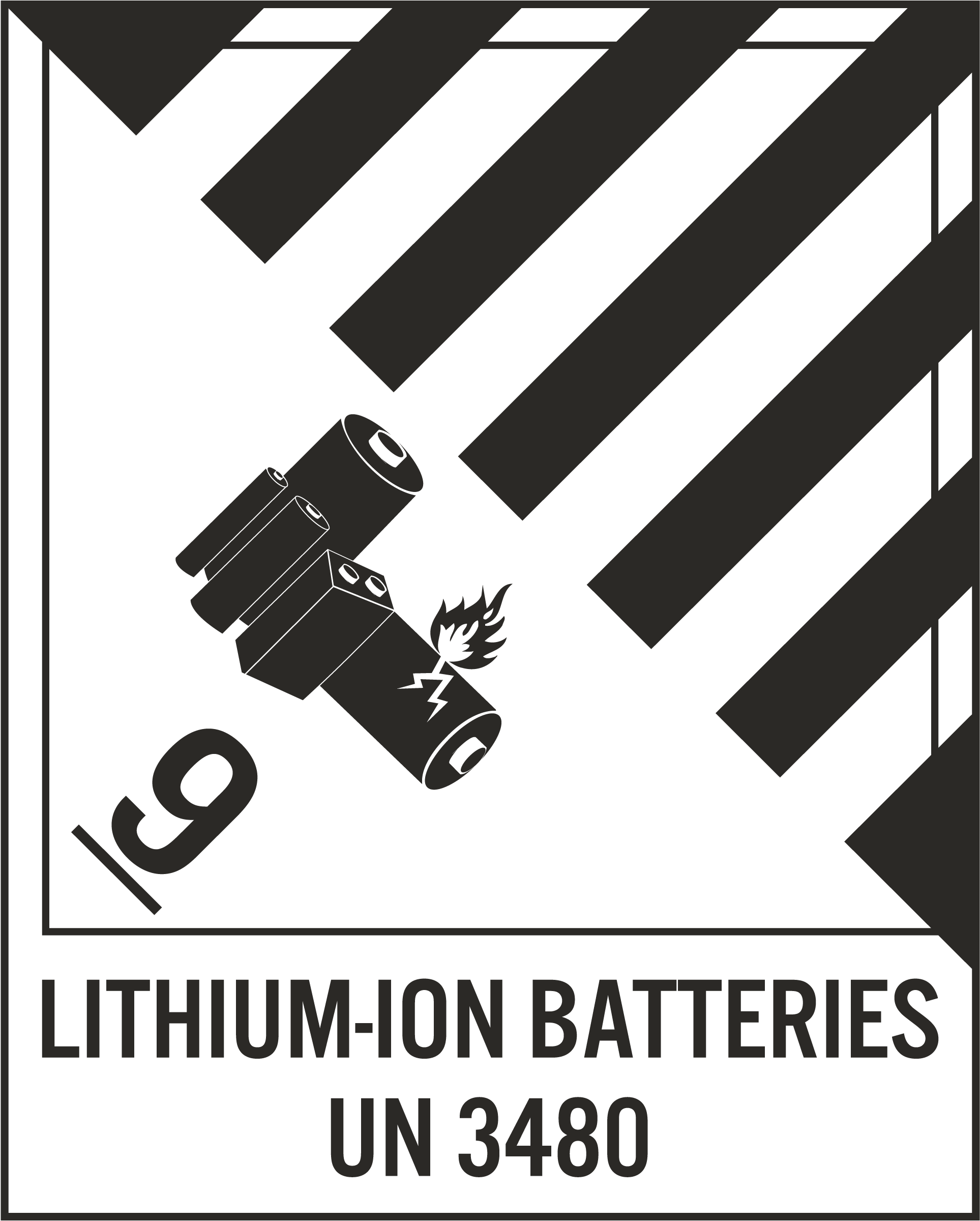 Blank Lithium Battery Statement Printable