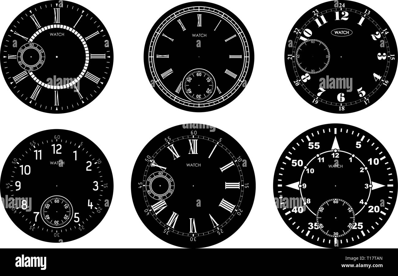 Blank Printable Blank Watch Face
