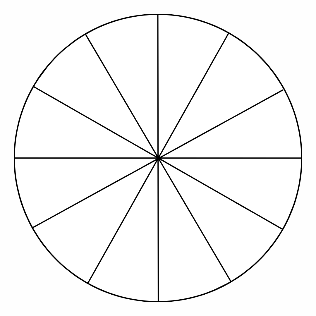 Blank Color Wheel Printable