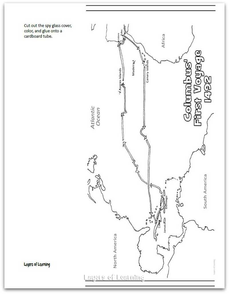Columbus s Fearless First Voyage With A Creative Craft For Kids 