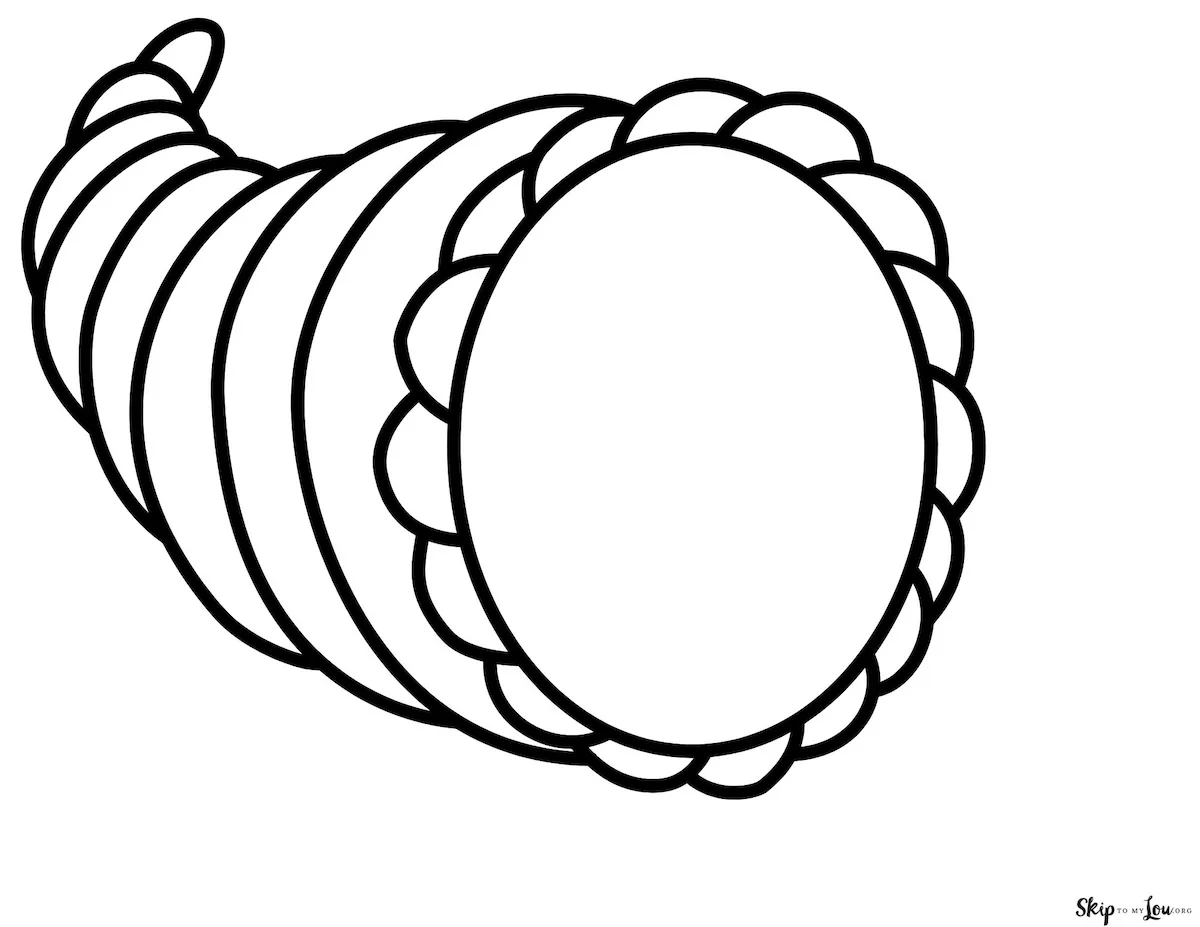 Cornucopia Coloring Pages Skip To My Lou