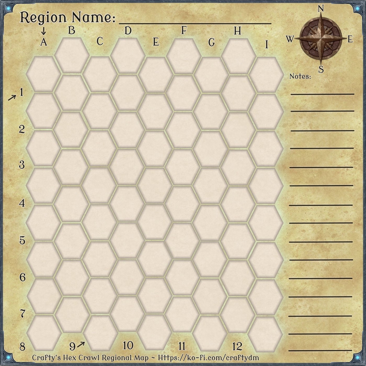 Crafty s Hex Crawl Blank Canvas Inkarnate Create Fantasy 