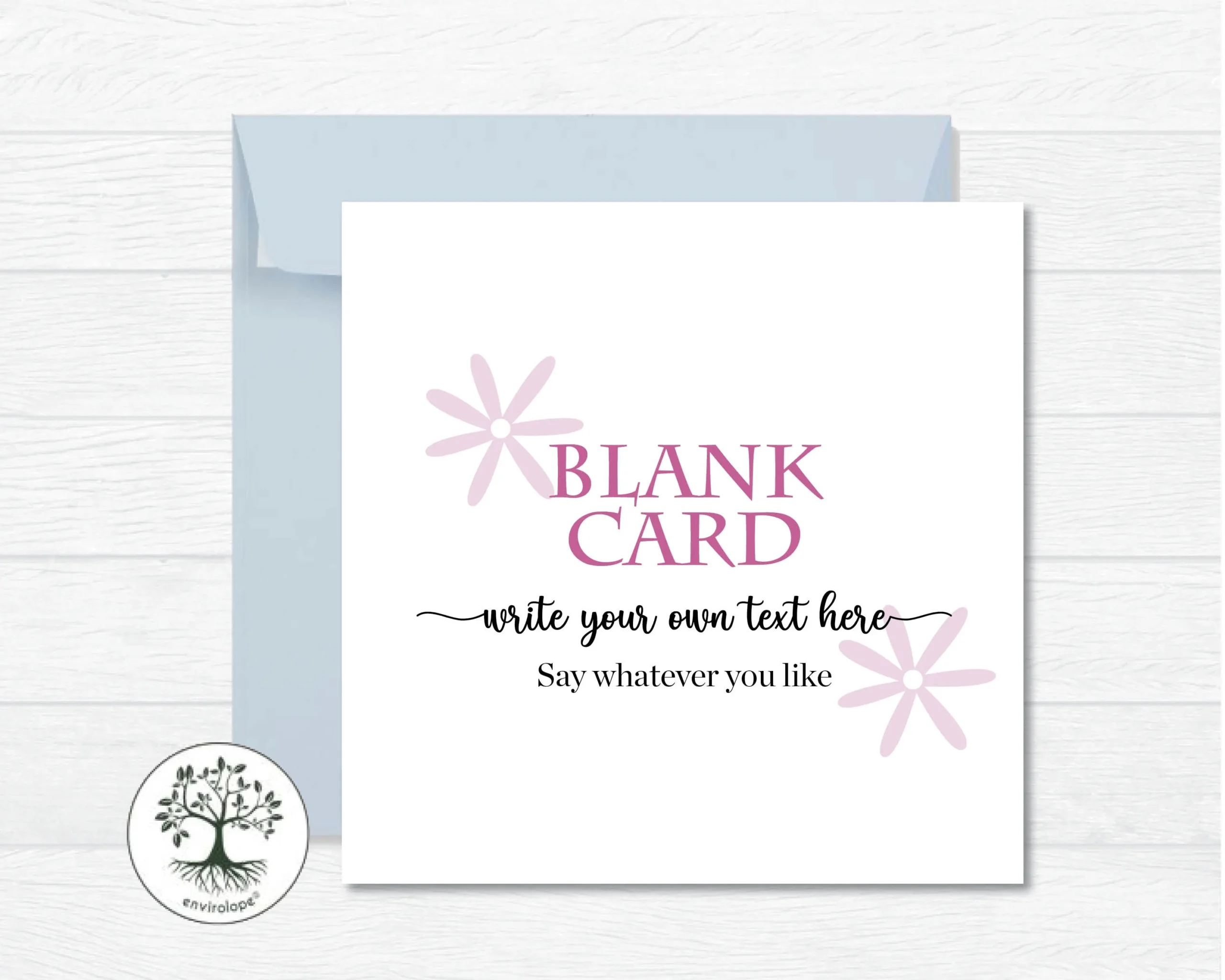 Create Your Own Card Blank For Your Own Words Say Anything You 
