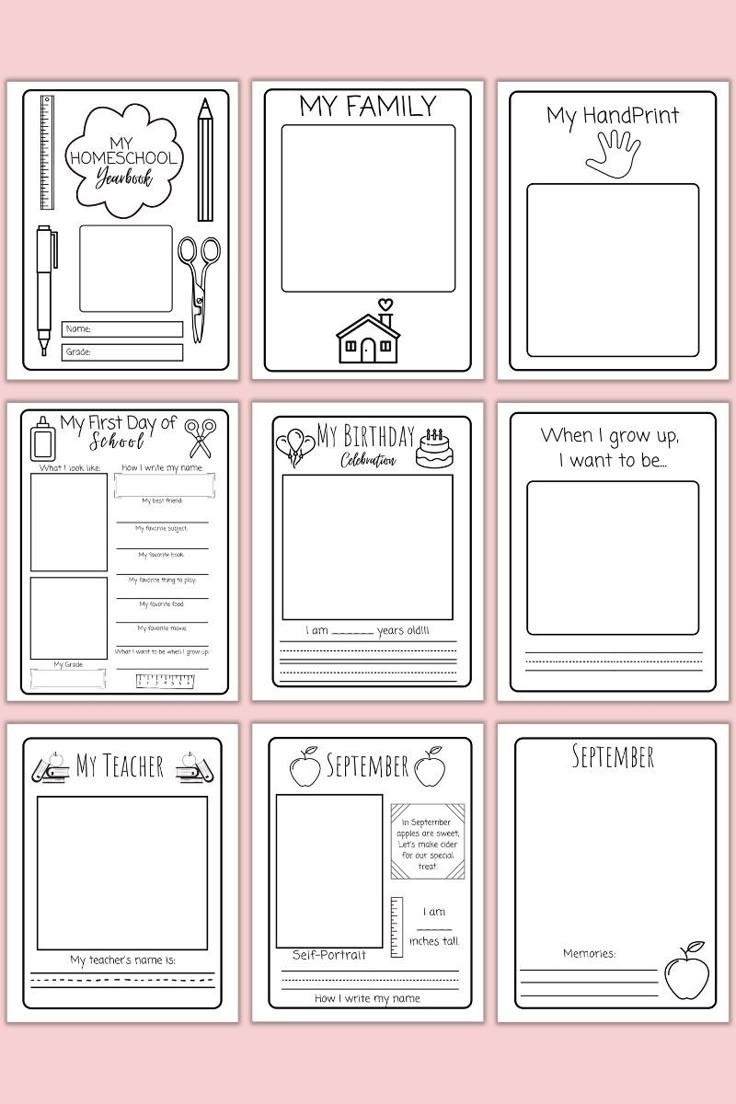 Blank Printable Memory Boards