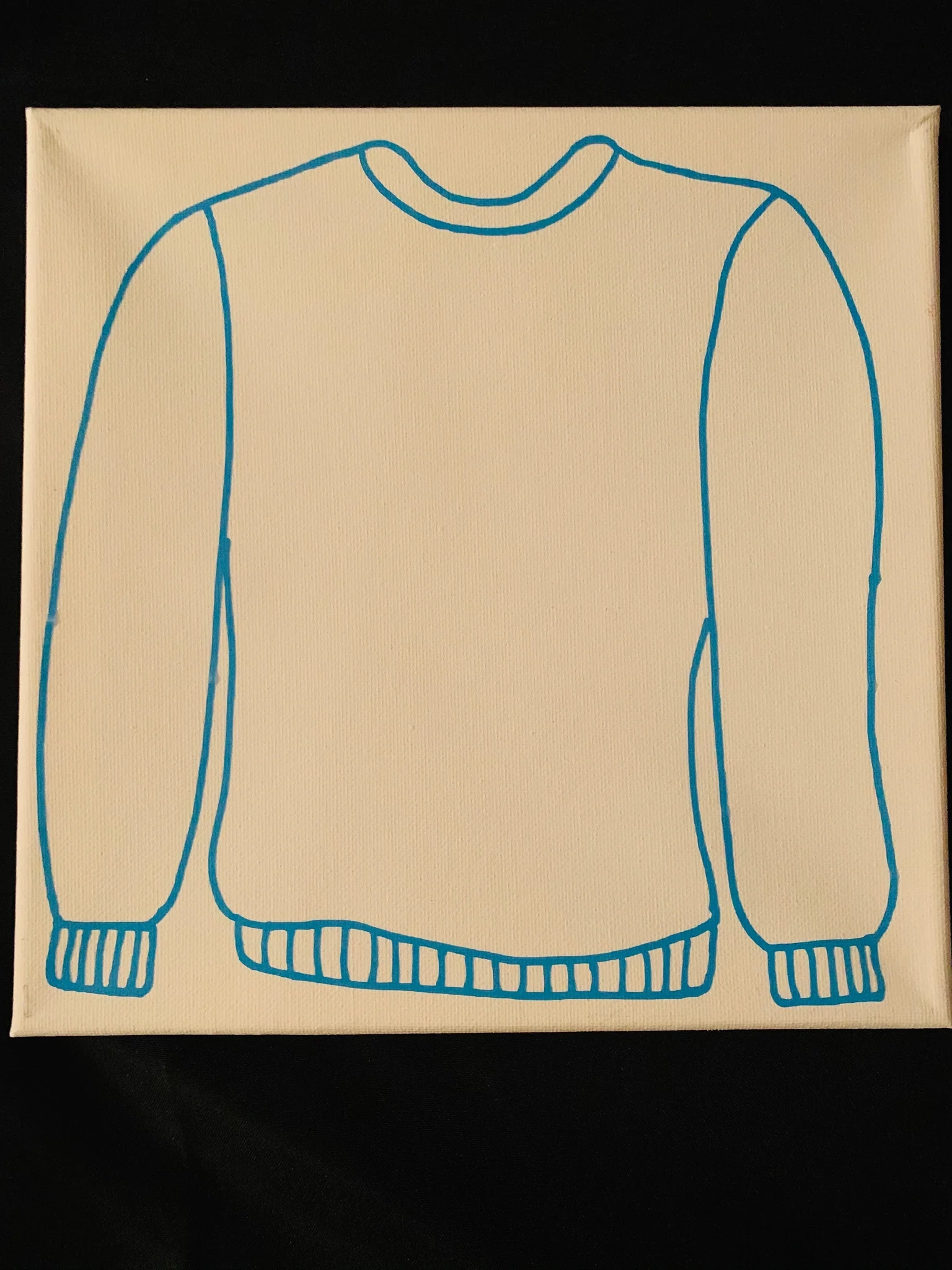 Printable Blank Sweater Template