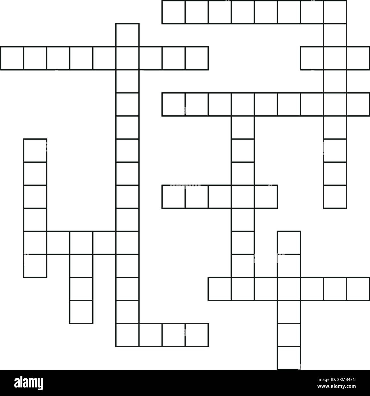 Printable Blank Crossword Grid