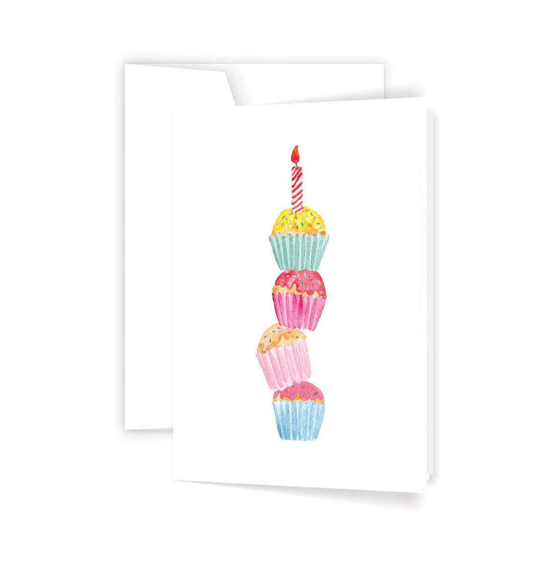 Cupcake Tower Card Ellen Walsh Designs