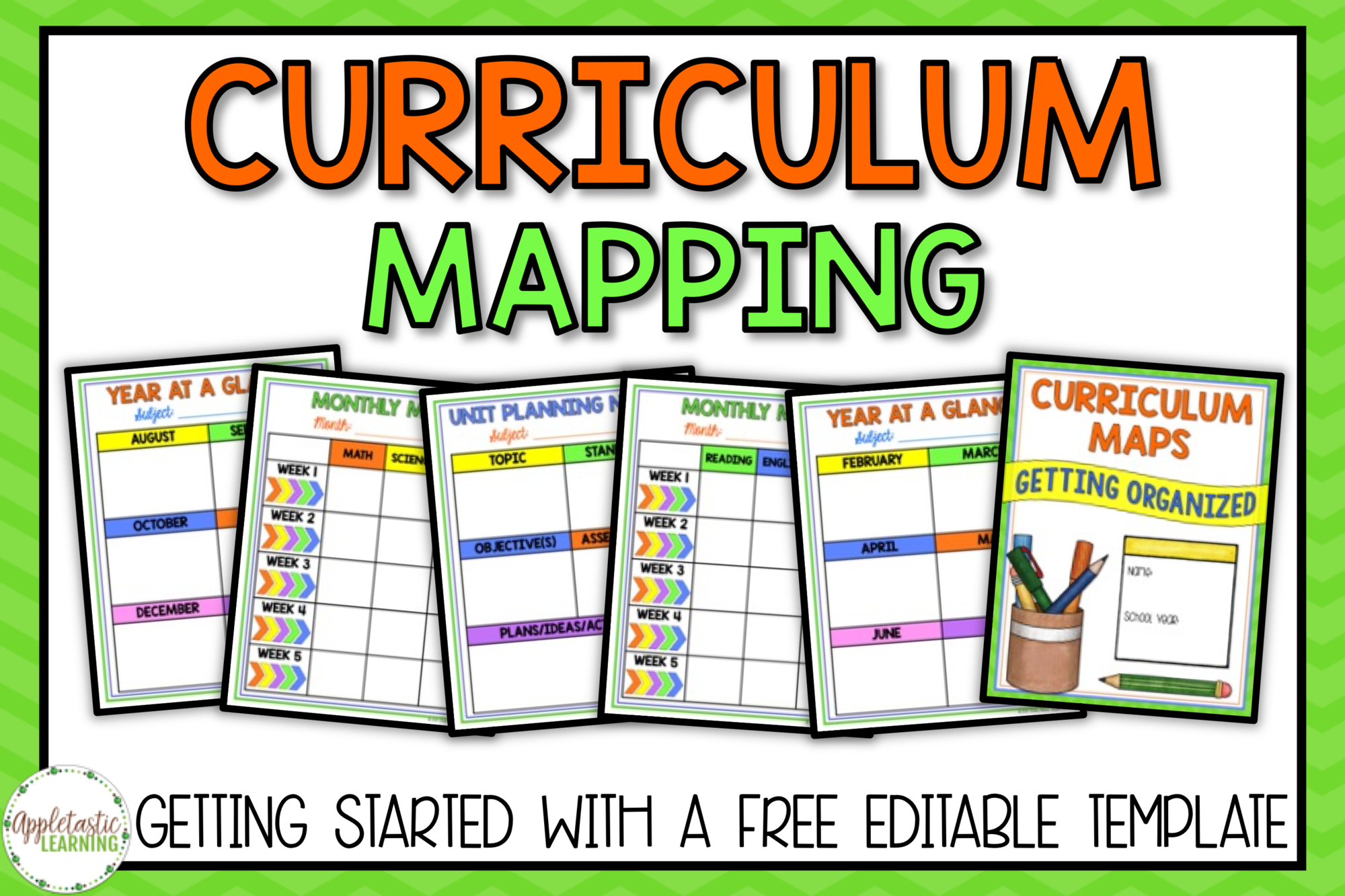 Printable Blank Curriculum Map