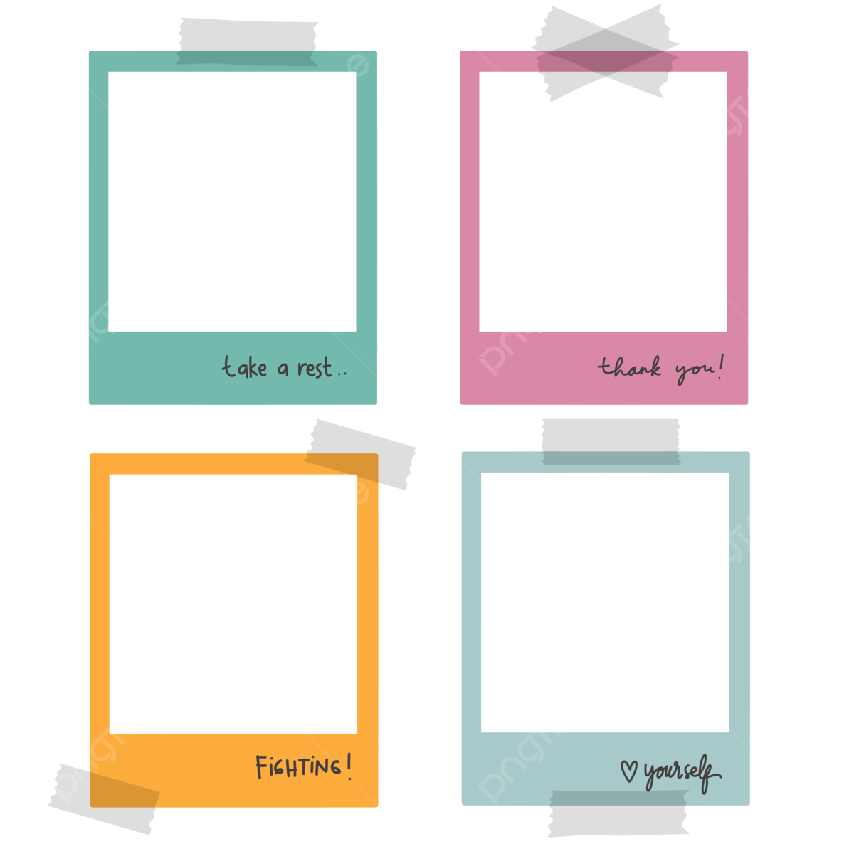 Blank Polaroid Picture Printable Template