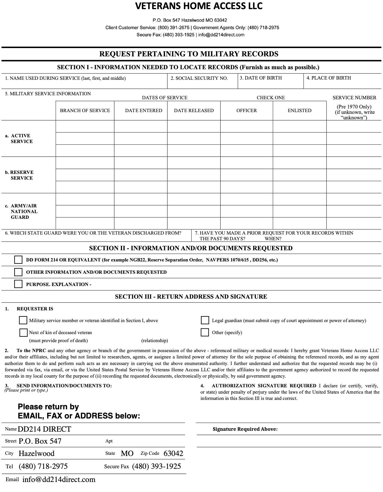 1965 Dd214 Blank Printable Form