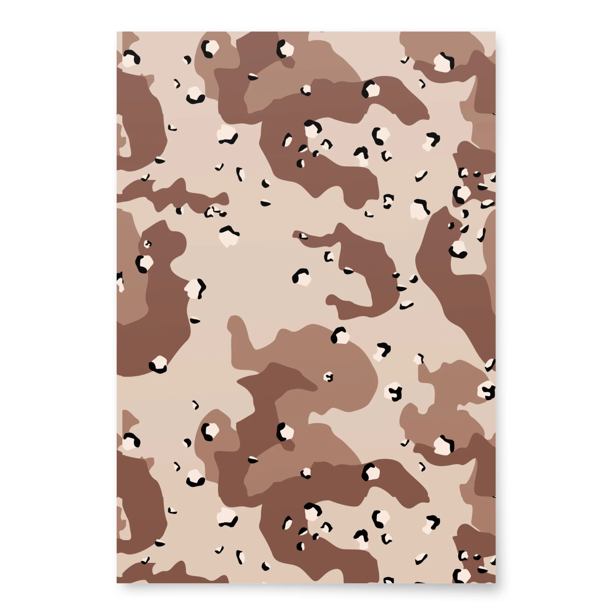 Desert DBDU Camo Wrapping Paper Sheets Liberty Maniacs