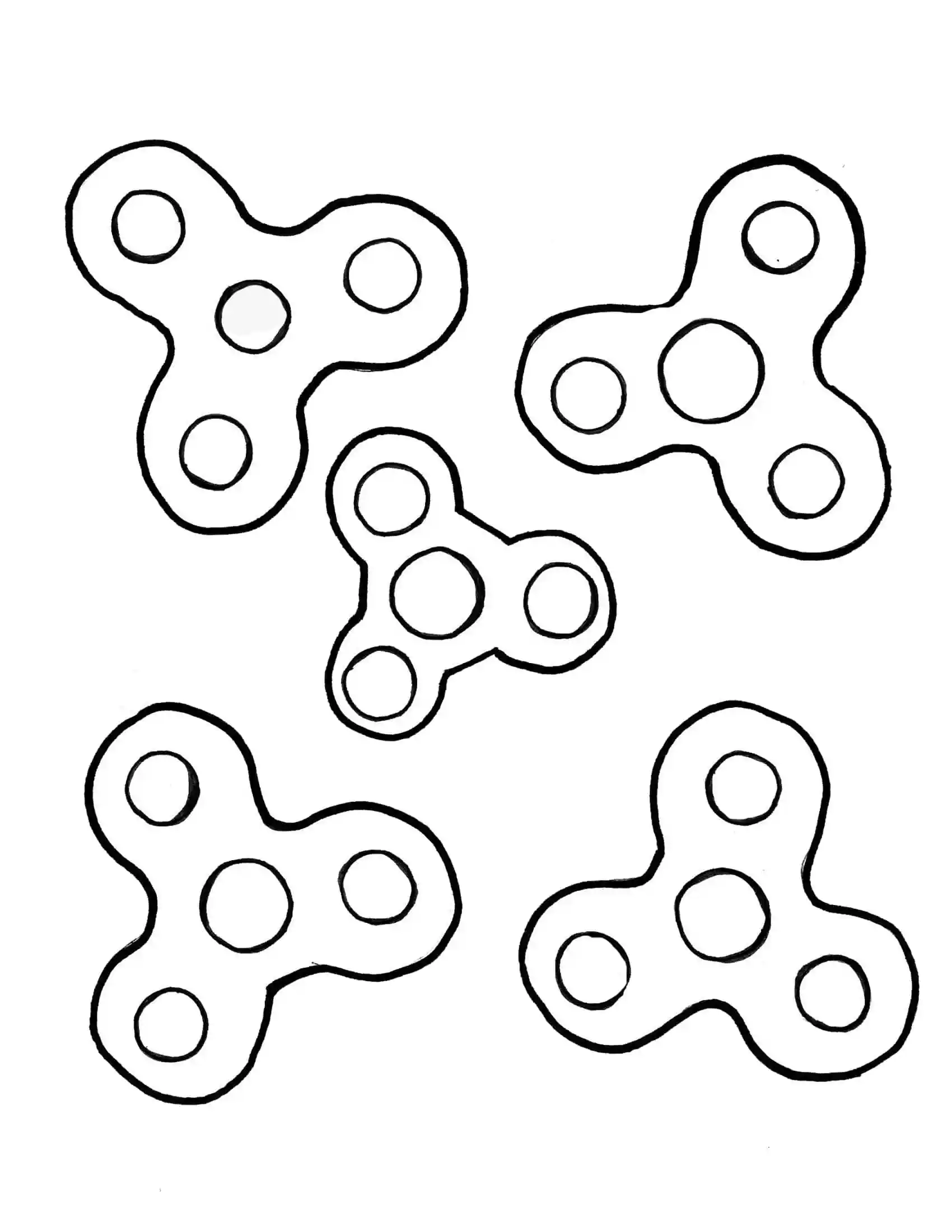 Blank Fidget Spinner Pages Printable