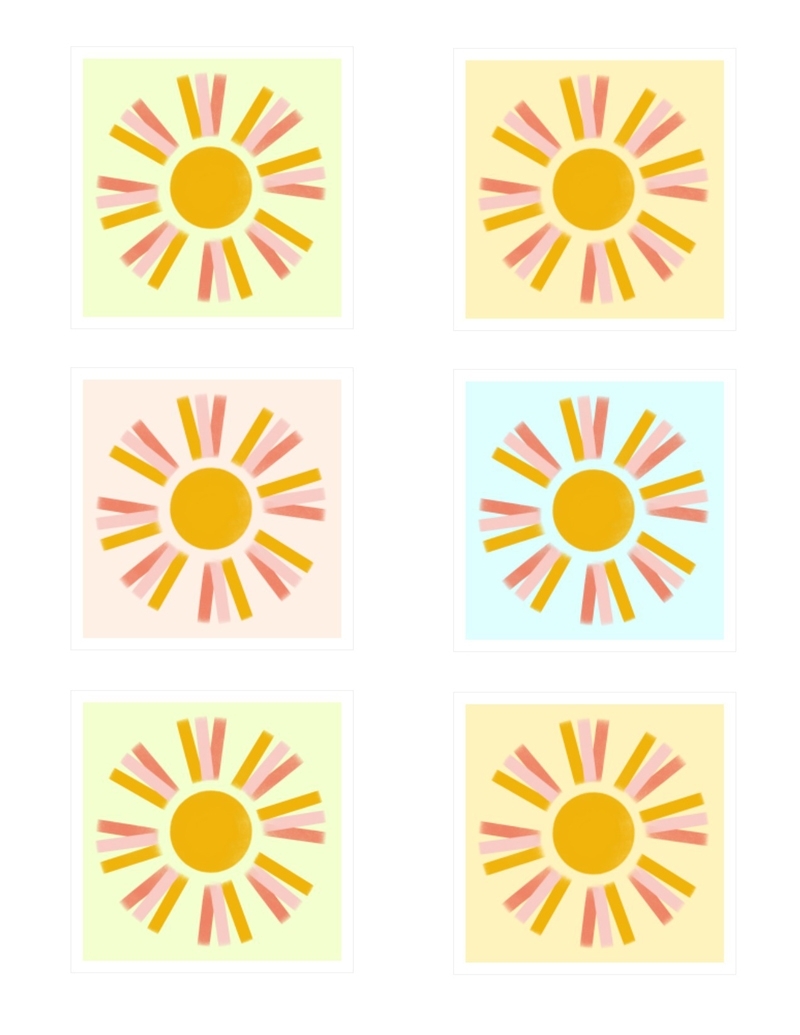 Printable Blank Affirmation Card Templates