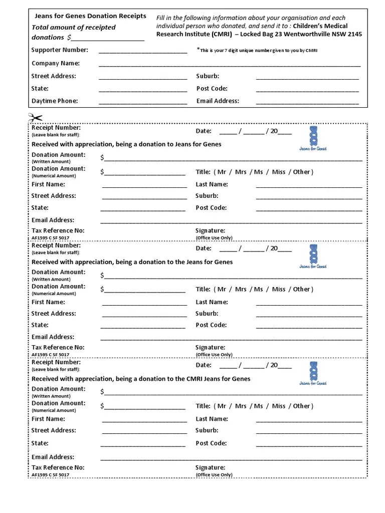 Donation Receipt Request Form PDF Finance amp Money Management 
