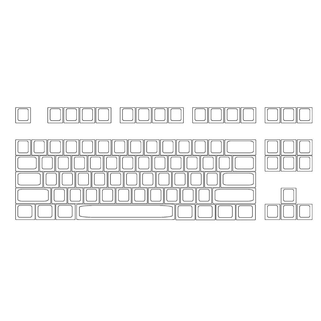 Blank Printable Key Board