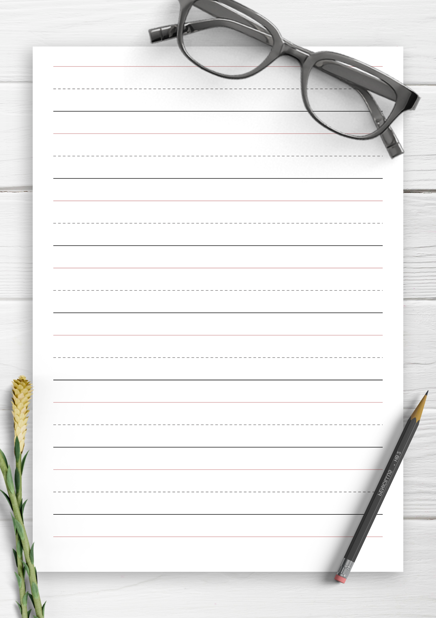 1 Inch Blank Printable Sheet