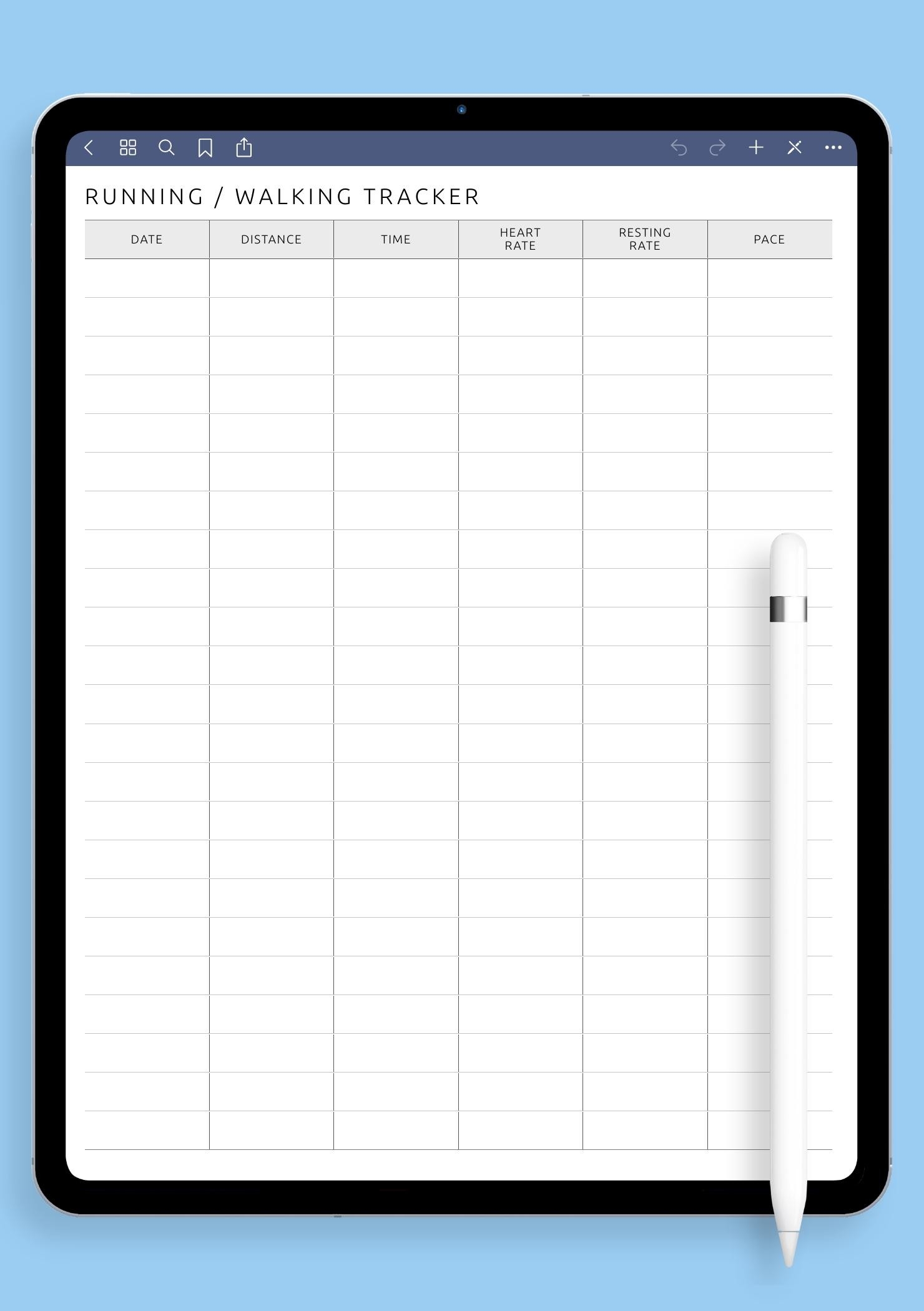 Blank Printable Running Records