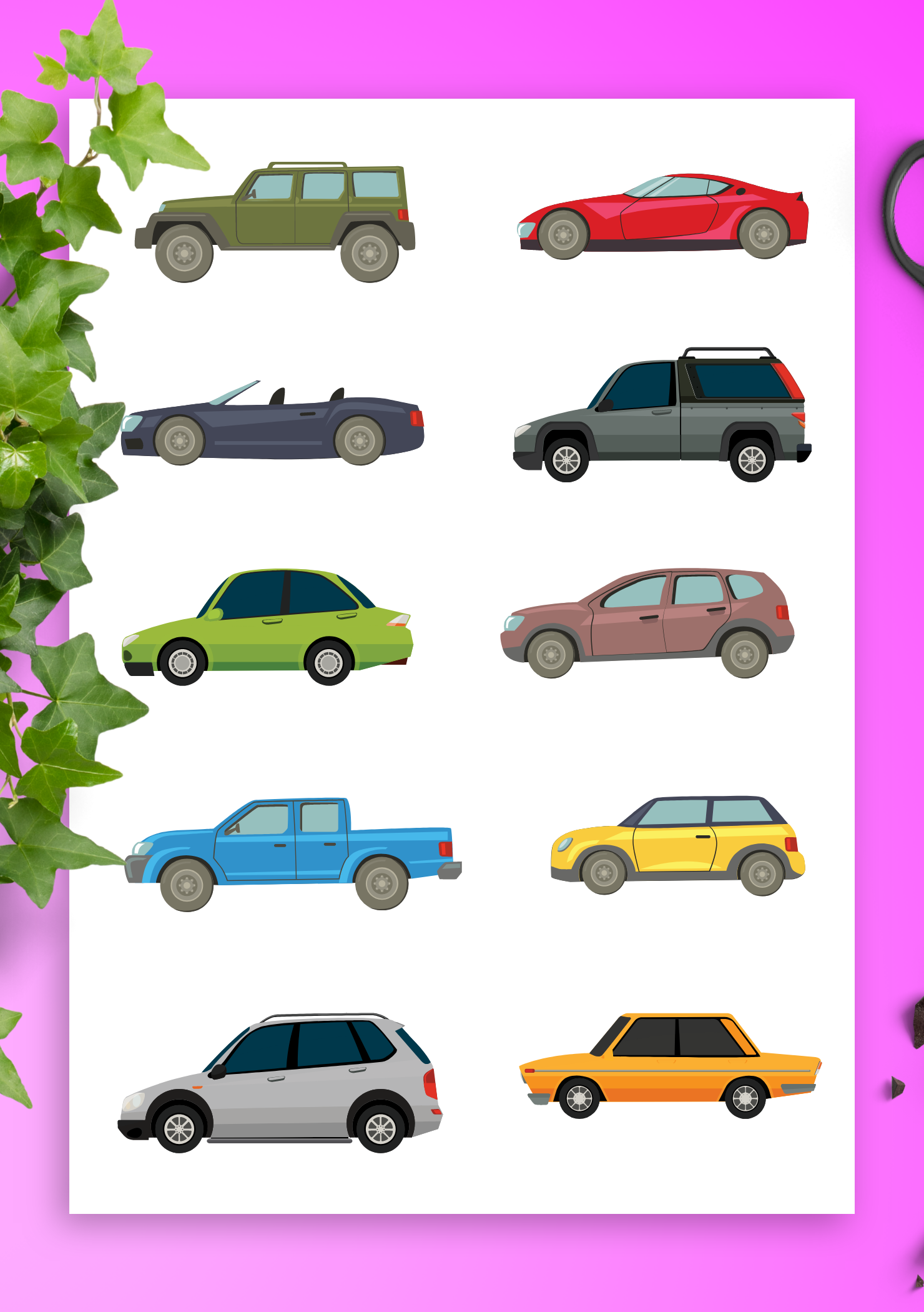 Printable Blank Bumper Stickers
