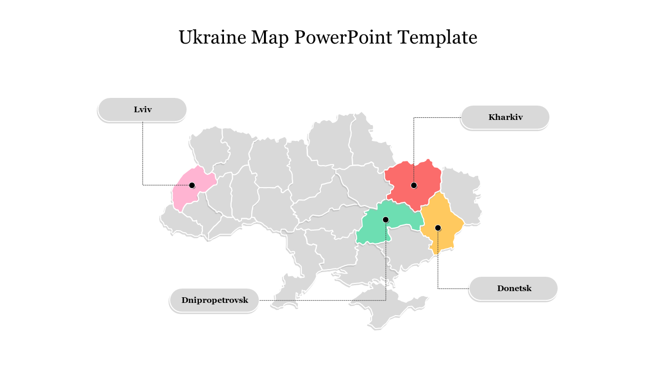 Blank Printable Map Legend Ukraine