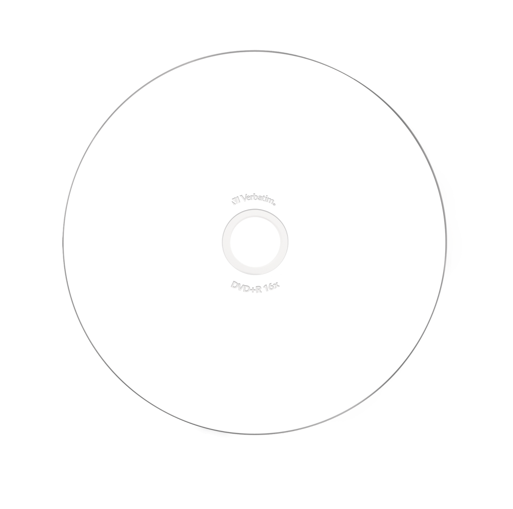 DVD R Wide Inkjet Printable ID Brand 10 Pack Verbatim