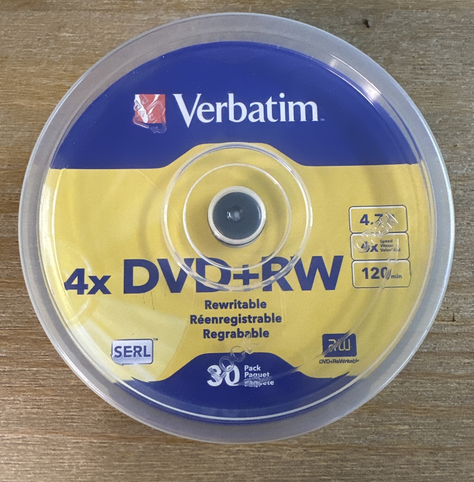 Blank Dvd Rw-Rw Not Printable