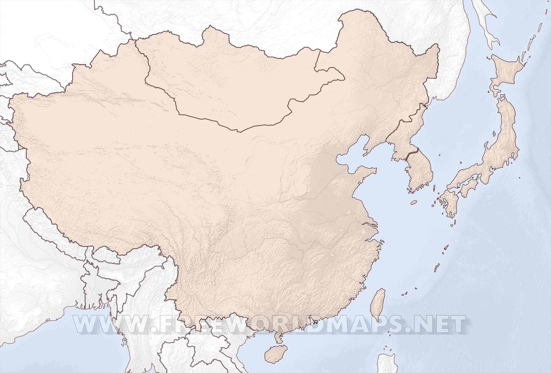 East Asia Maps