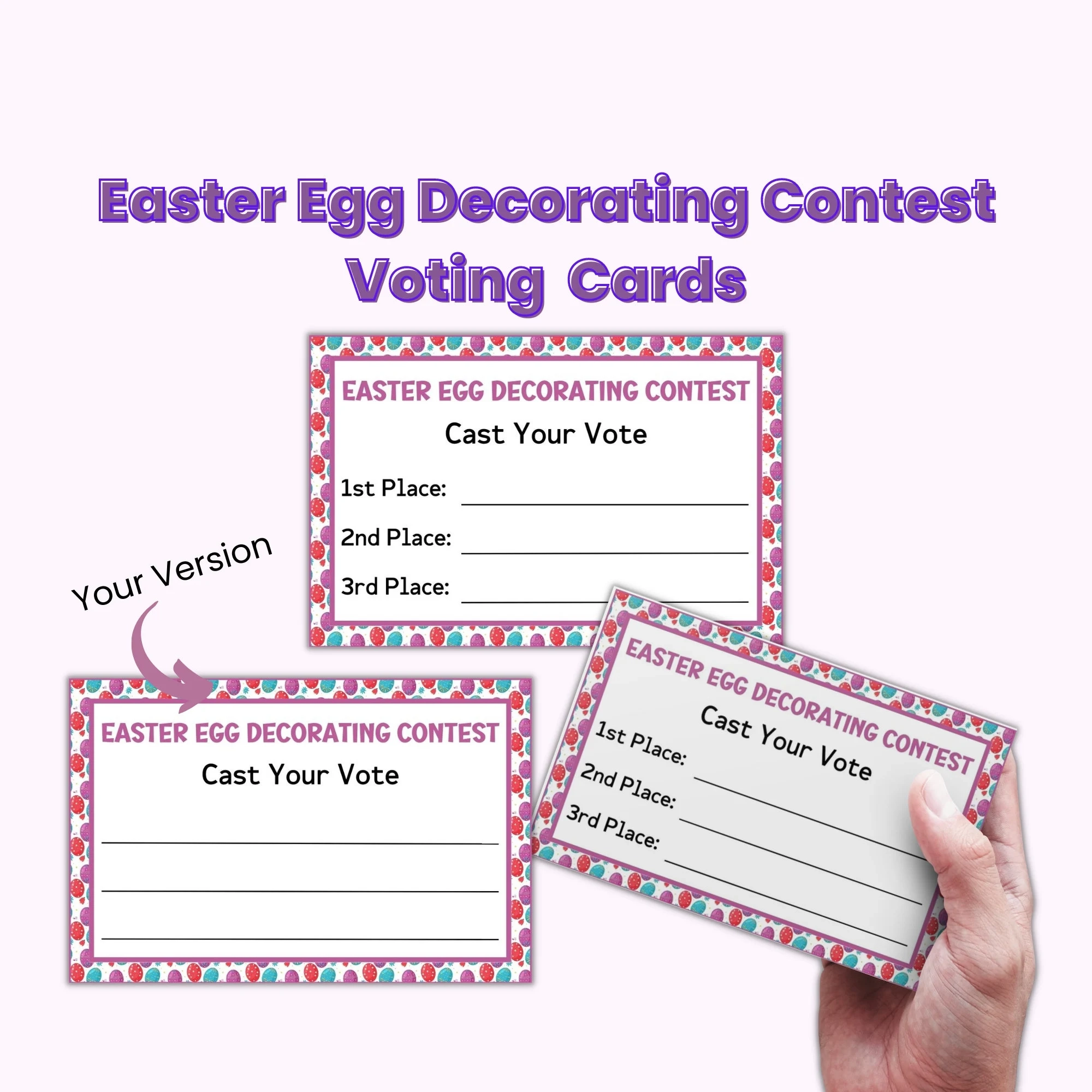 Free Printable Blank Voting Tickets
