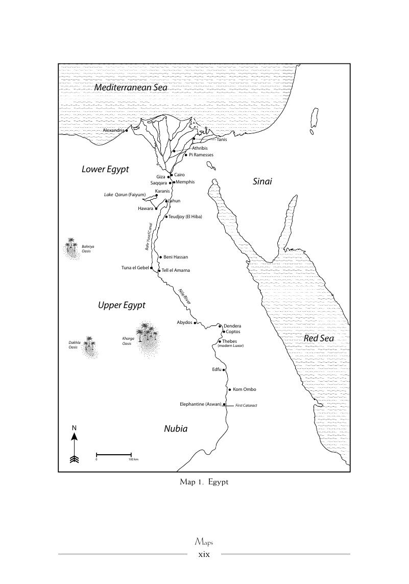 Blank Ancient Egypt Map Printable