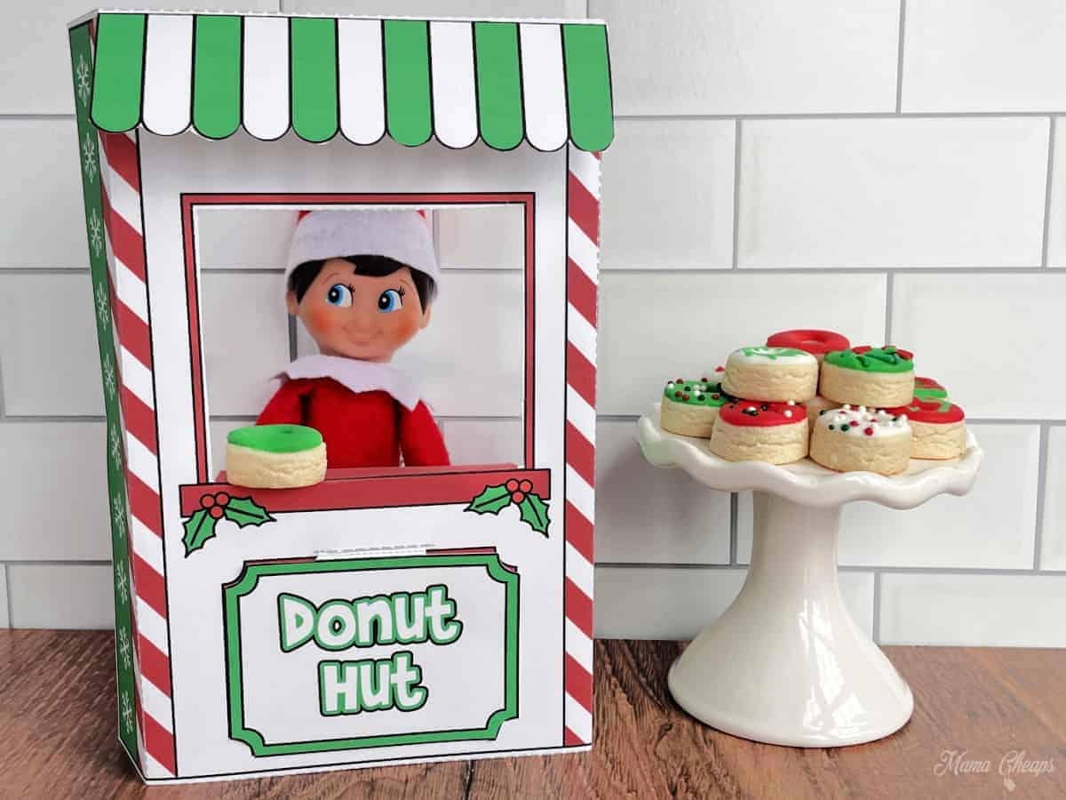 Elf Snack Stand Printable 3 Designs 24 Treat Signs Mama Cheaps 
