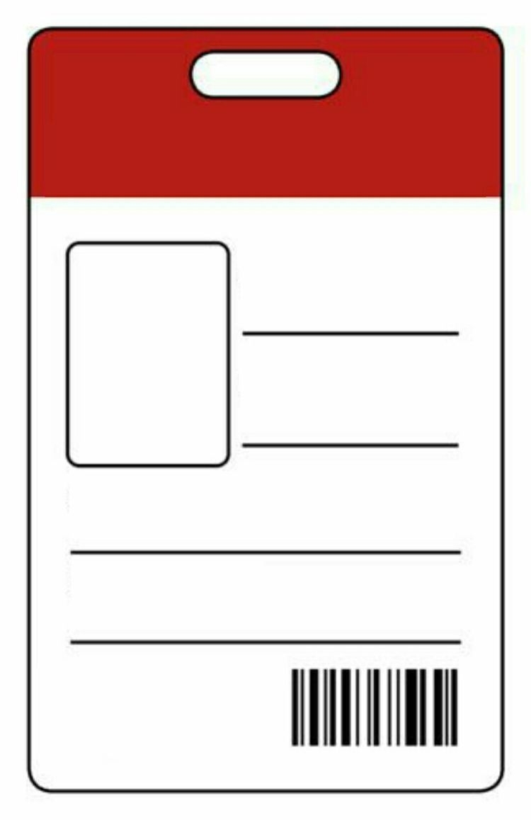 Empty ID Card