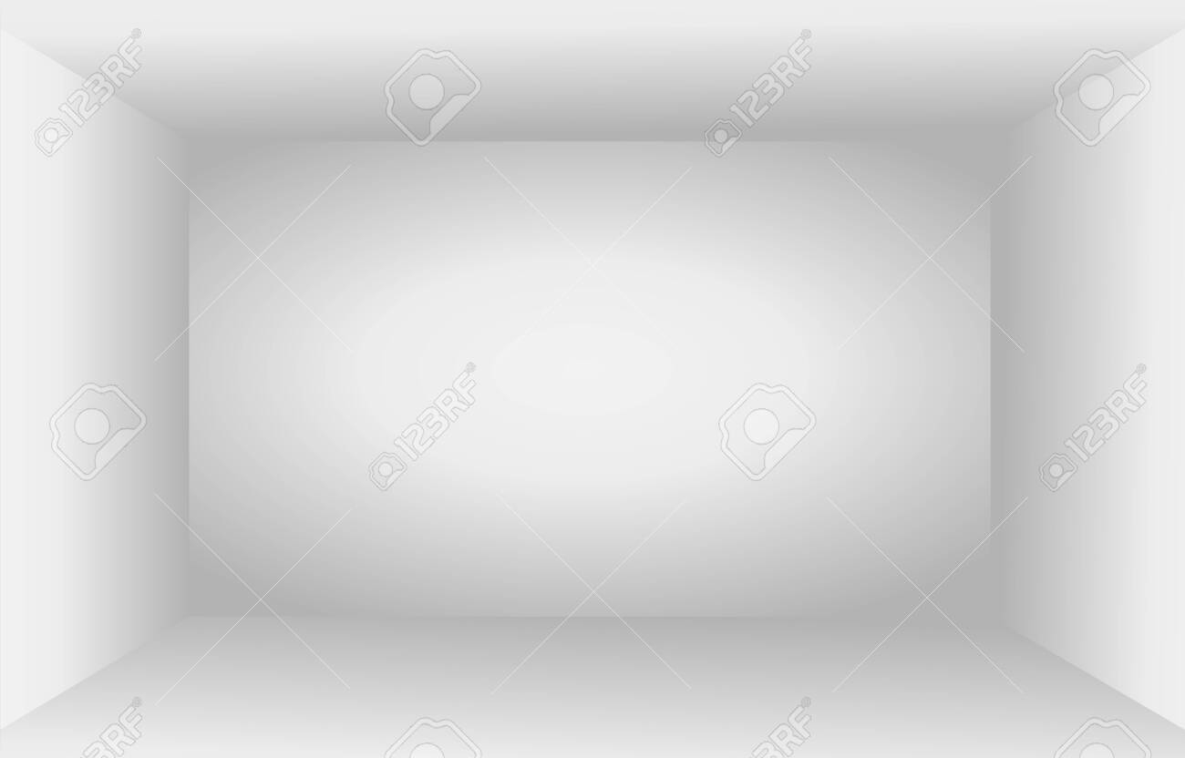 Empty White Room Empty Blank Room Wall And Floor Interior 
