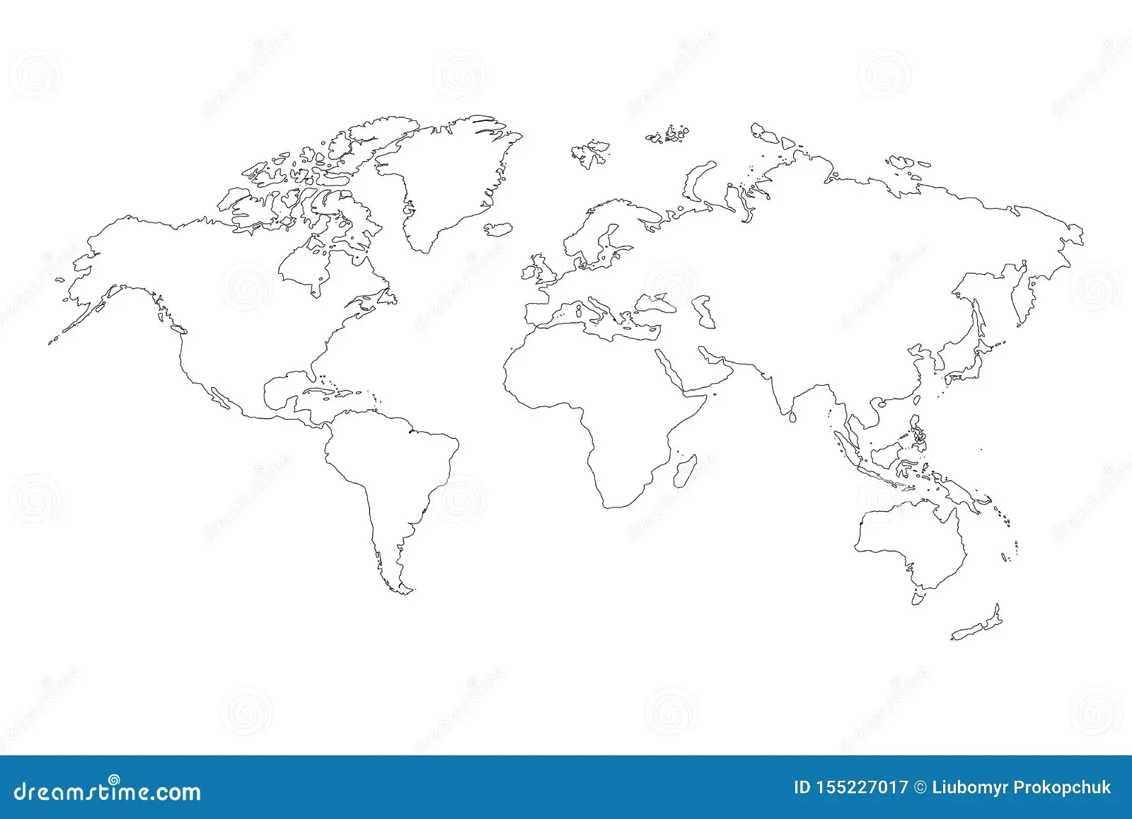Europe Asia Africa Outline Map Stock Illustrations 5 837 Europe 
