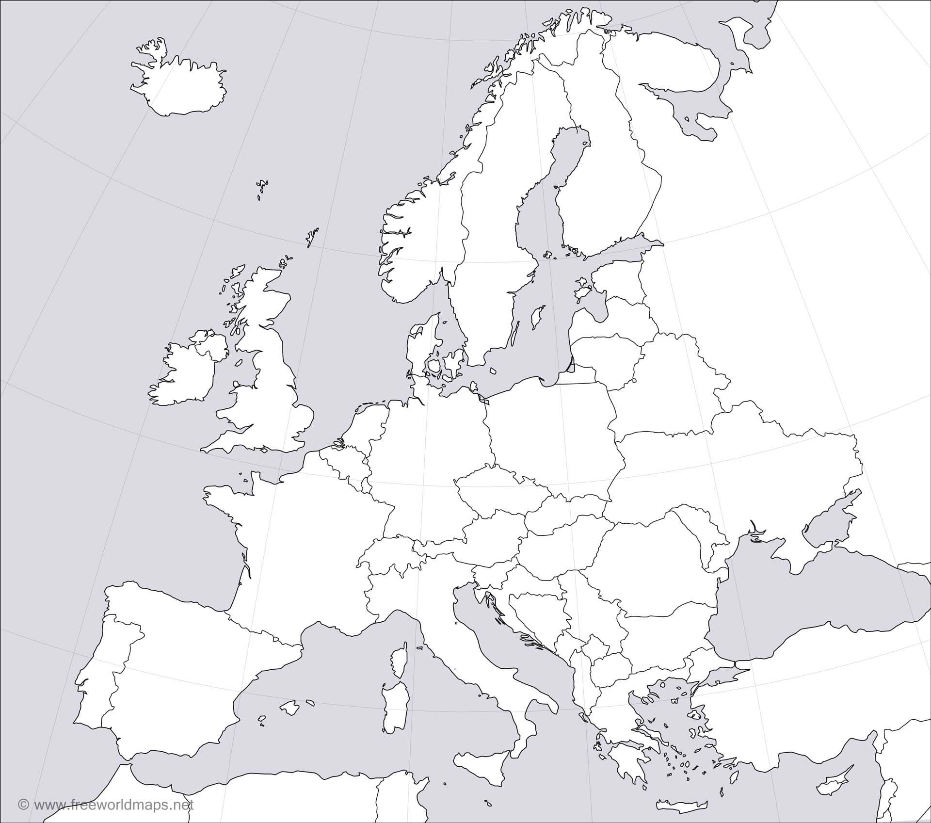 Blank Map Printable